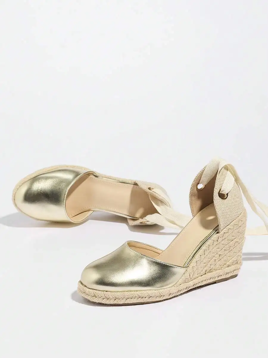 Metallic Cap Toe Espadrille We - Wedge Espadrille Women のレビューと価格