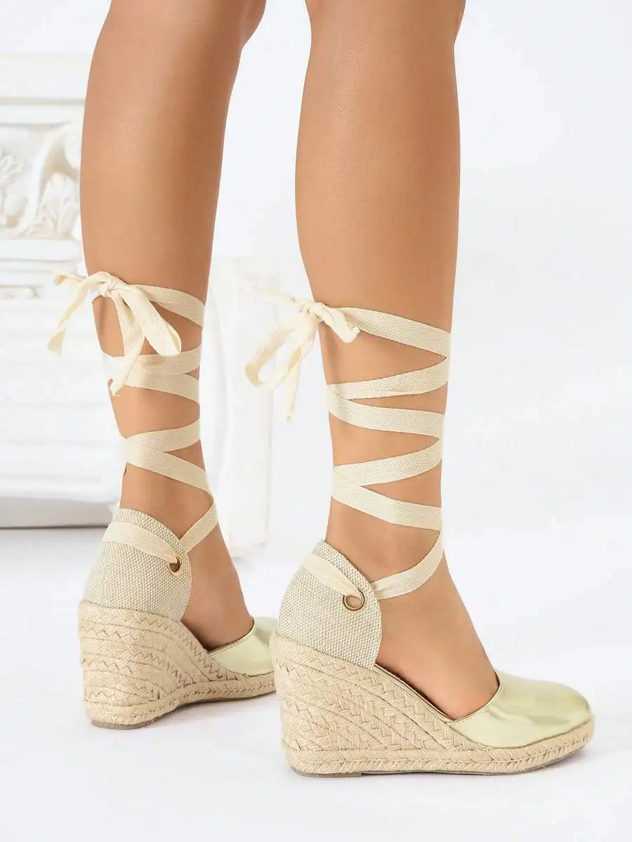 Metallic Cap Toe Espadrille We - Wedge Espadrille Women のレビューと価格