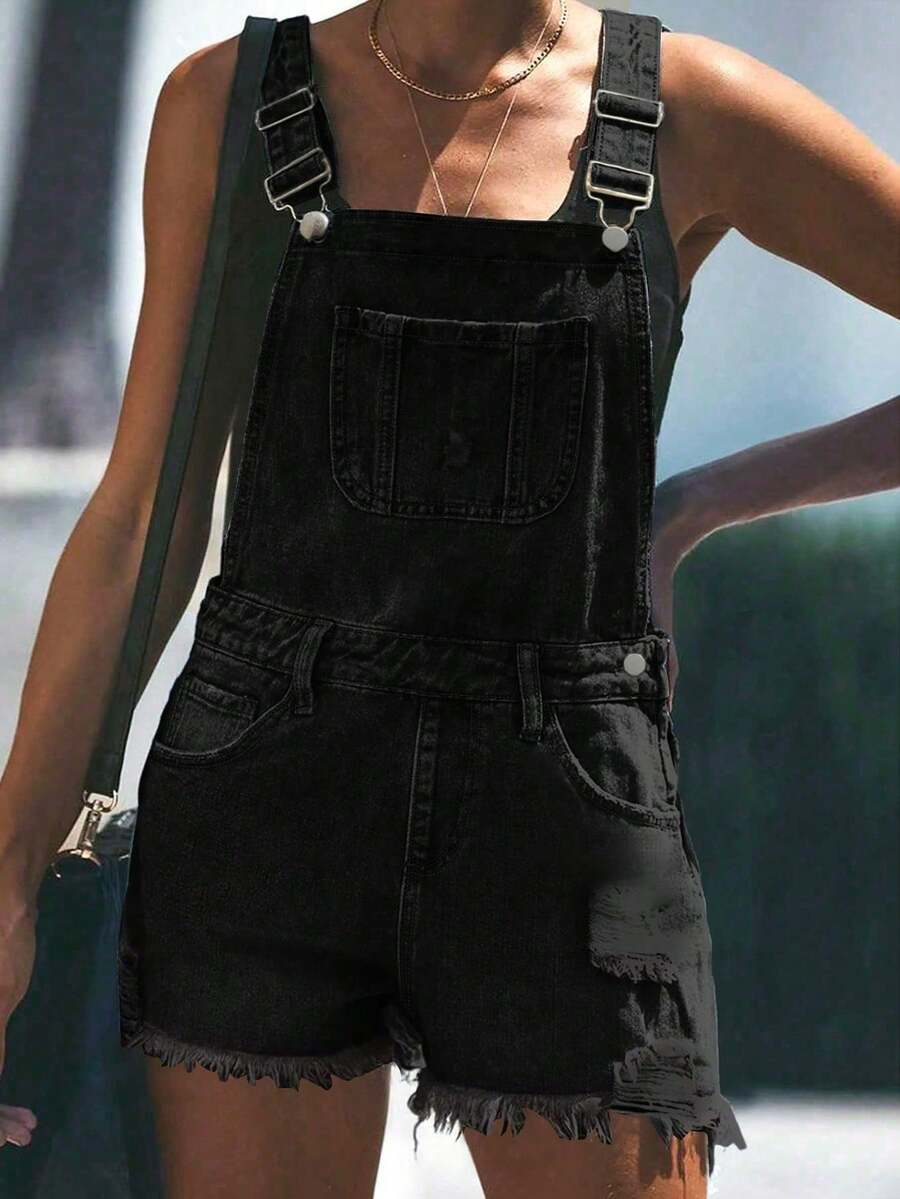 Womens White Distressed Denim  - Shorts Denim Frayed のレビューと価格